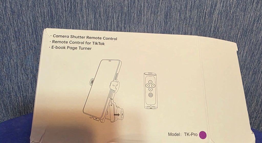 Camera shutter remote control for ticktok E-book page turner