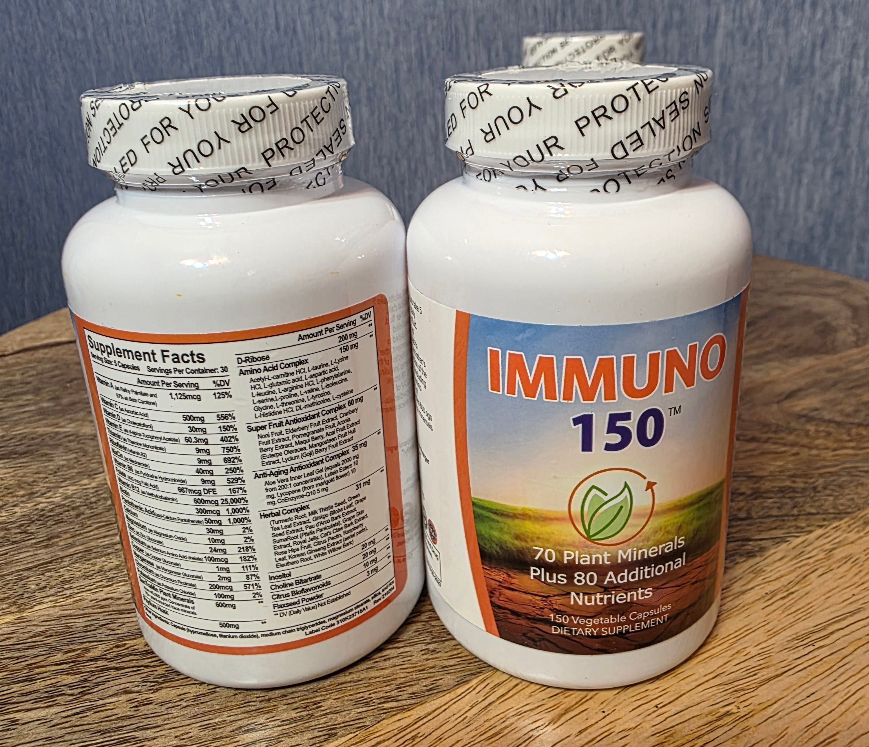 IMMUNO 150 70 plant minérale plus 80 additional nutrients