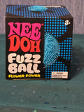 Blue Fuzz Ball velvet squeeze