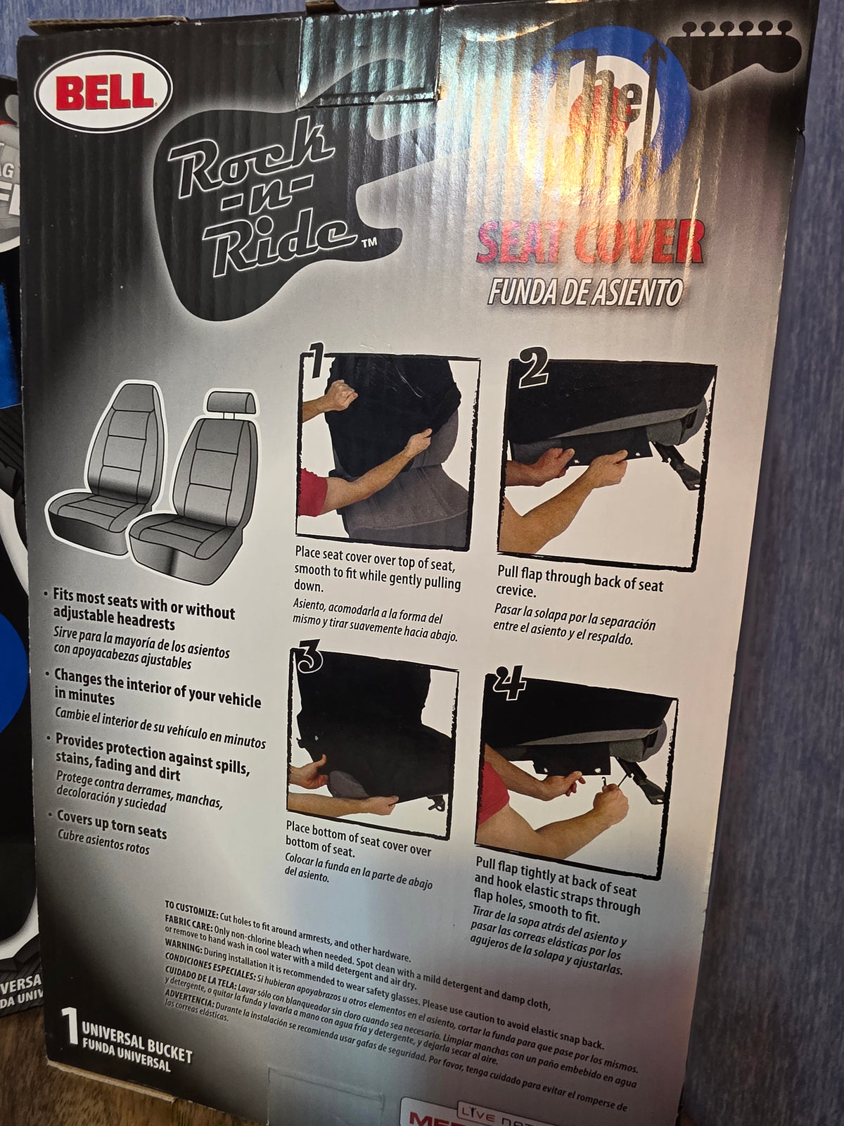 Set of bucket seat covers