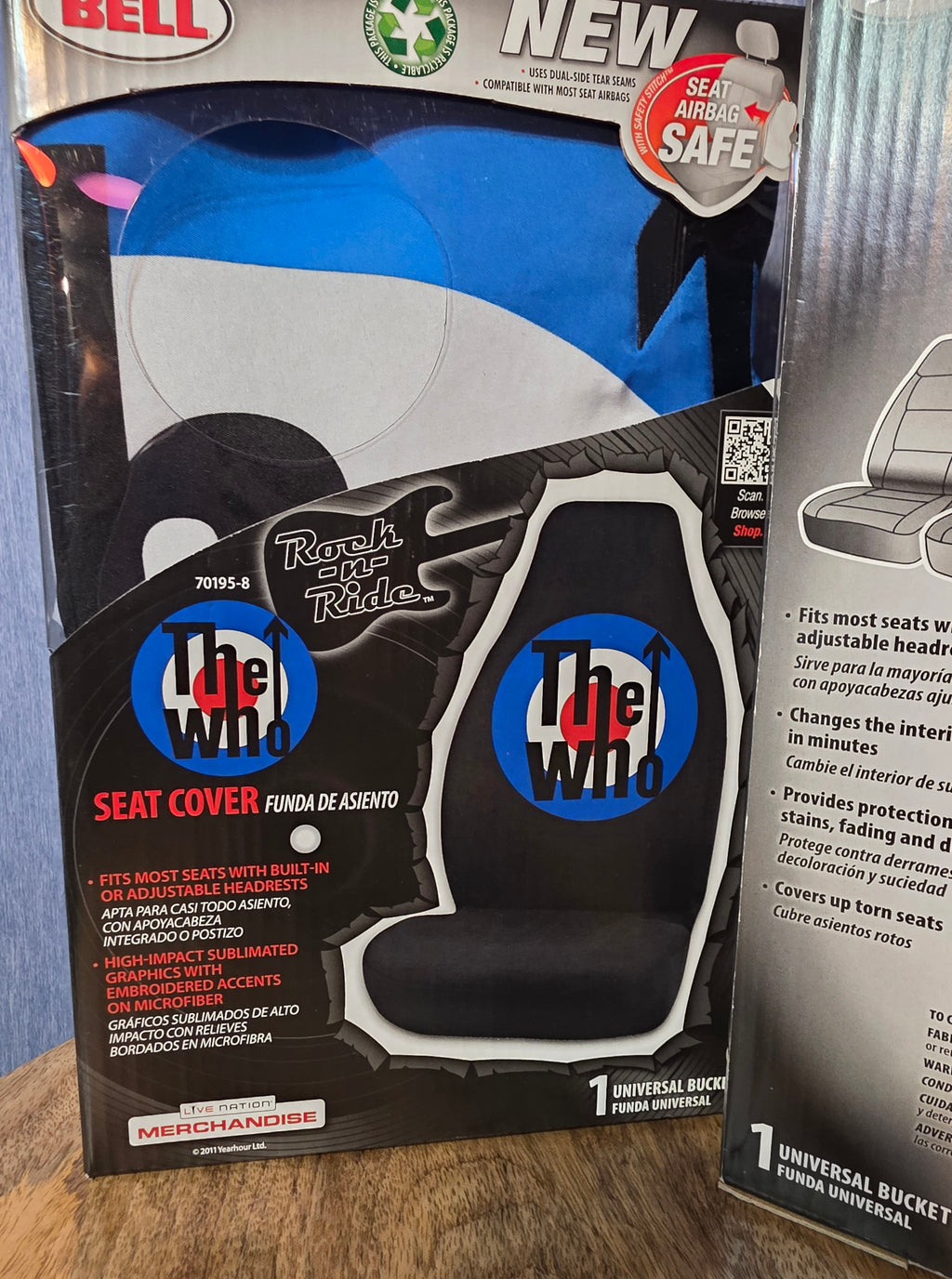 Set of bucket seat covers