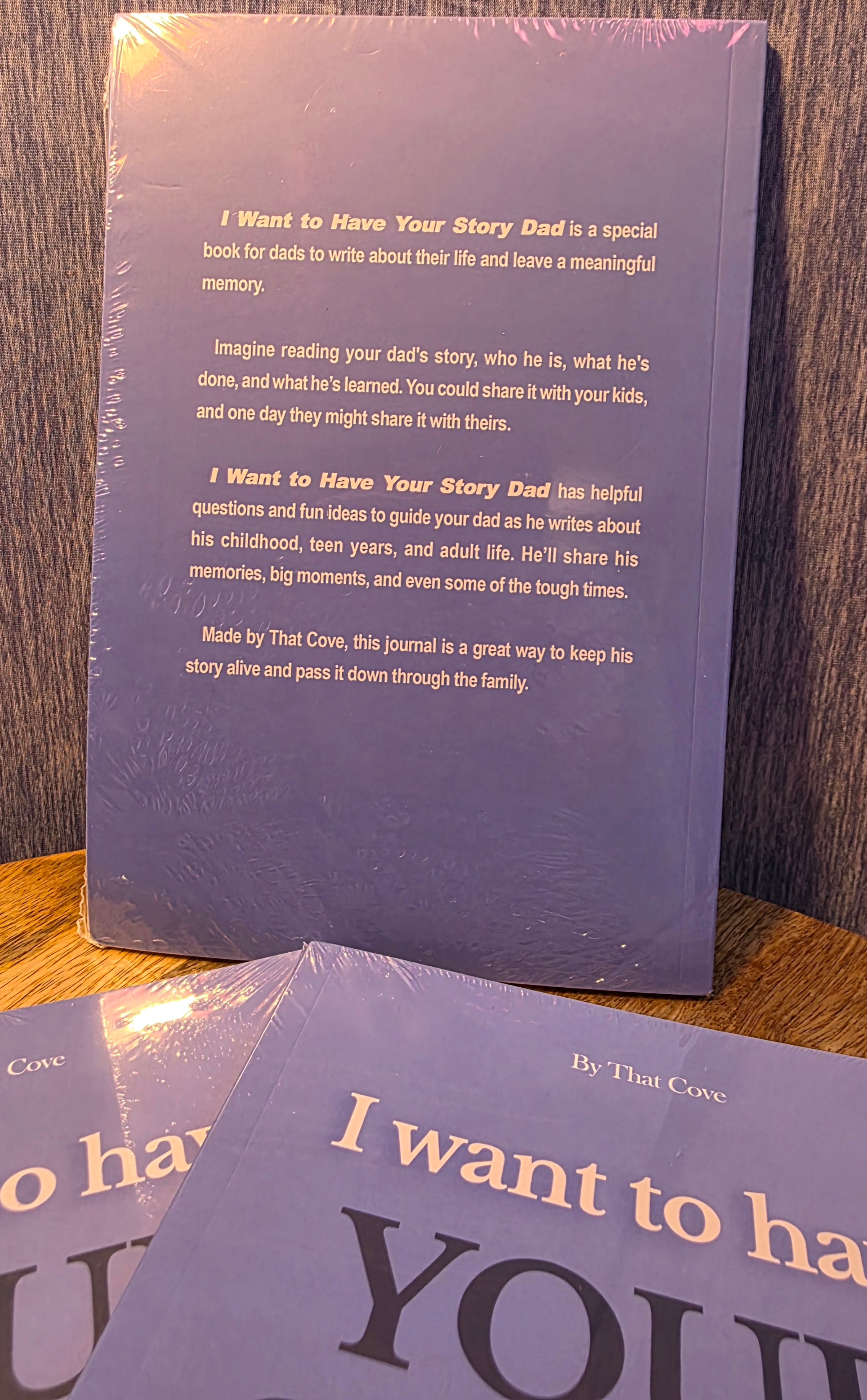 Your Story Dad heartfelt journal for fathers