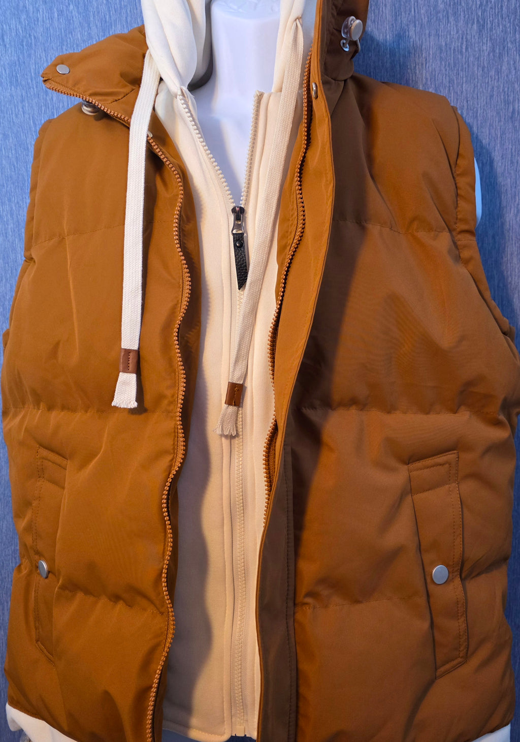 Heavy puffer vest jacket
