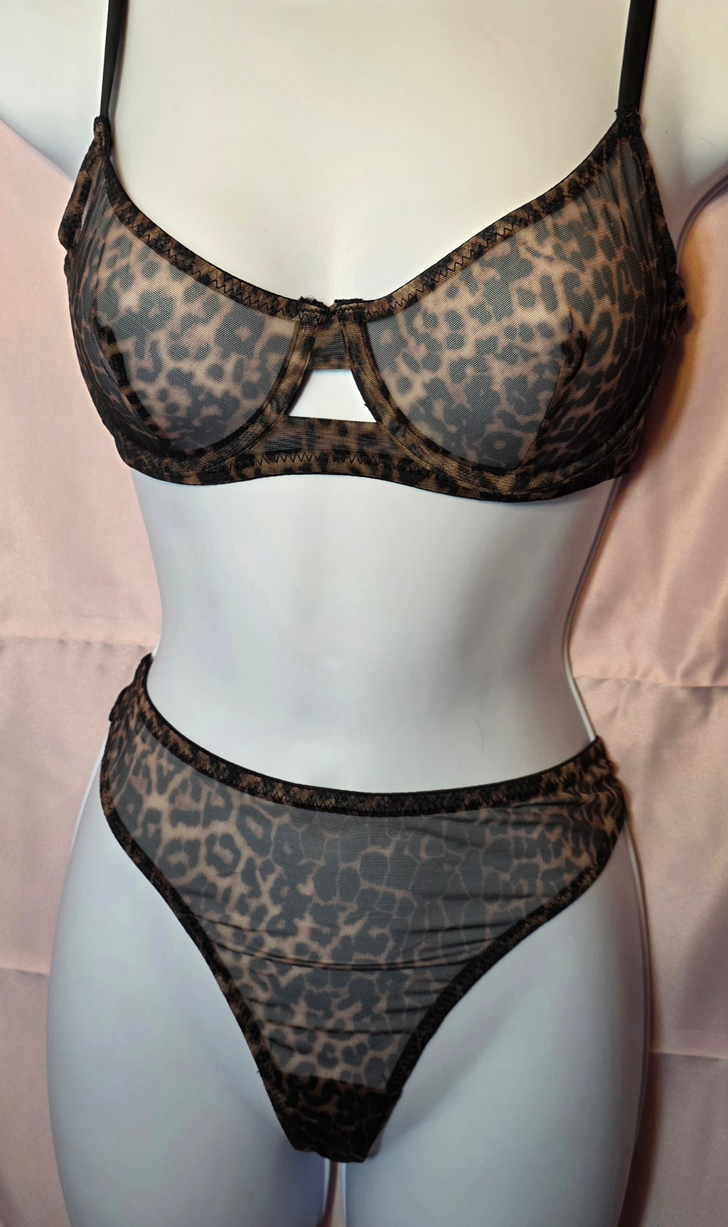 2 piece set bra and thong underwear