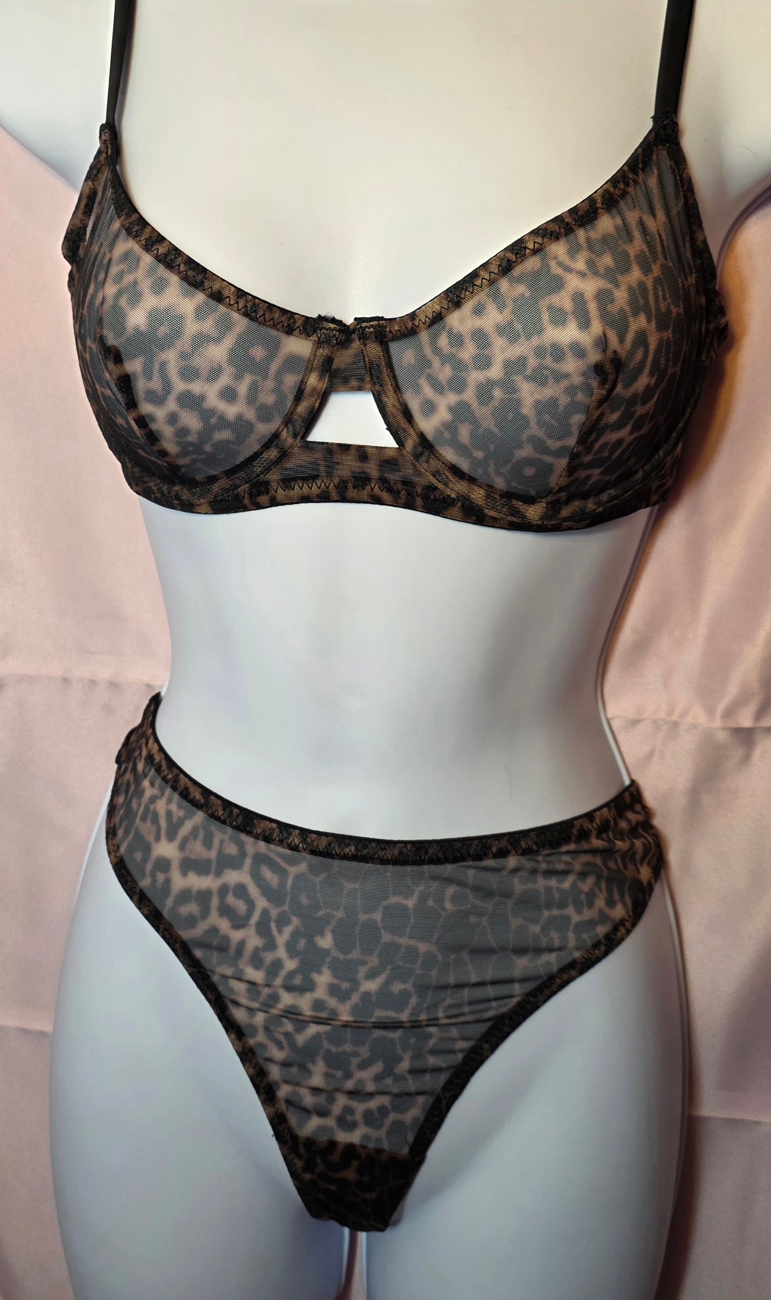 2 piece set bra and thong underwear