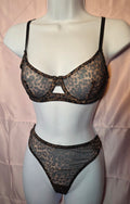 2 piece set bra and thong underwear