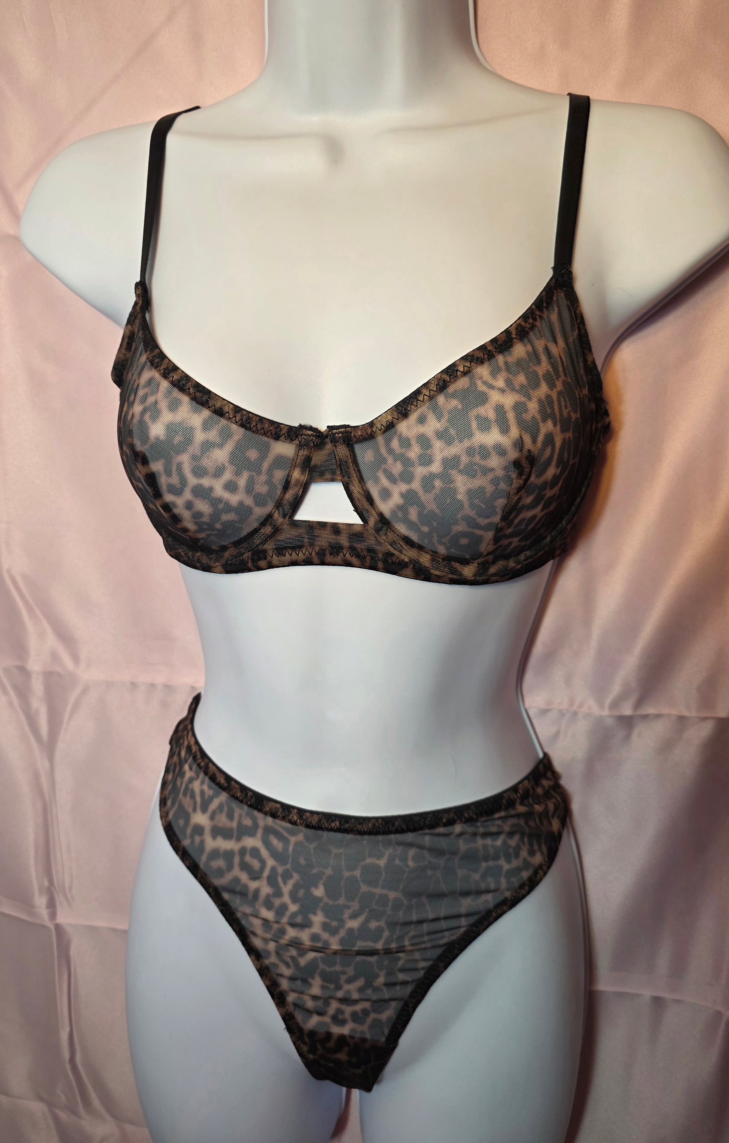 2 piece set bra and thong underwear