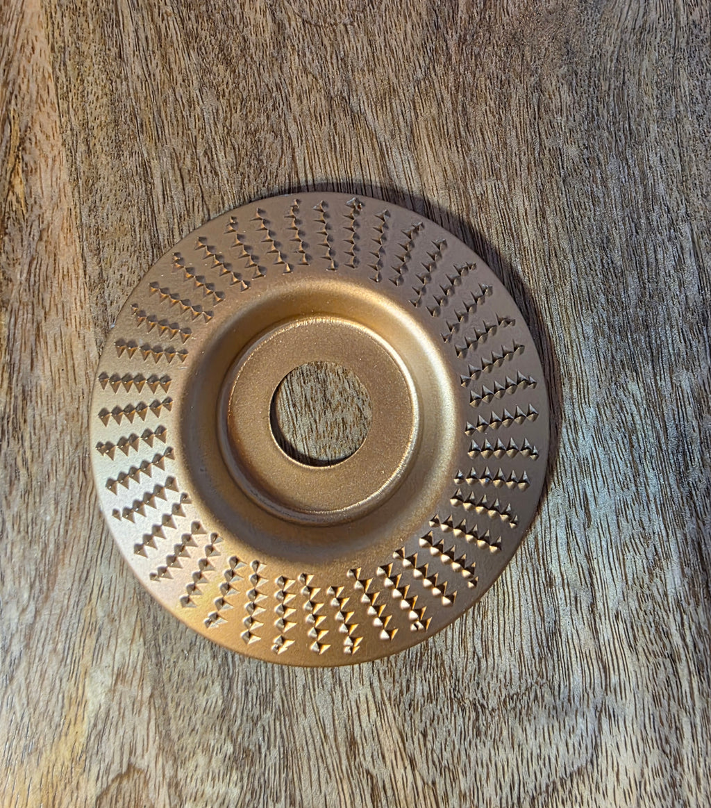 Wood carving disk × 3