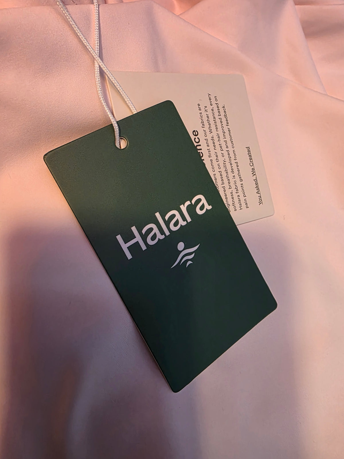 Halara shorts light pink