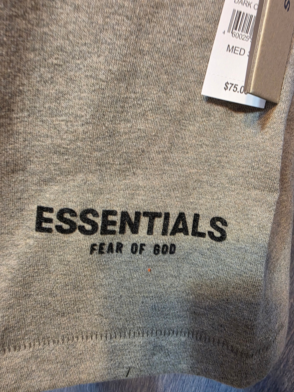ESSENTIALS FEAR OF GOD sweat short in gray