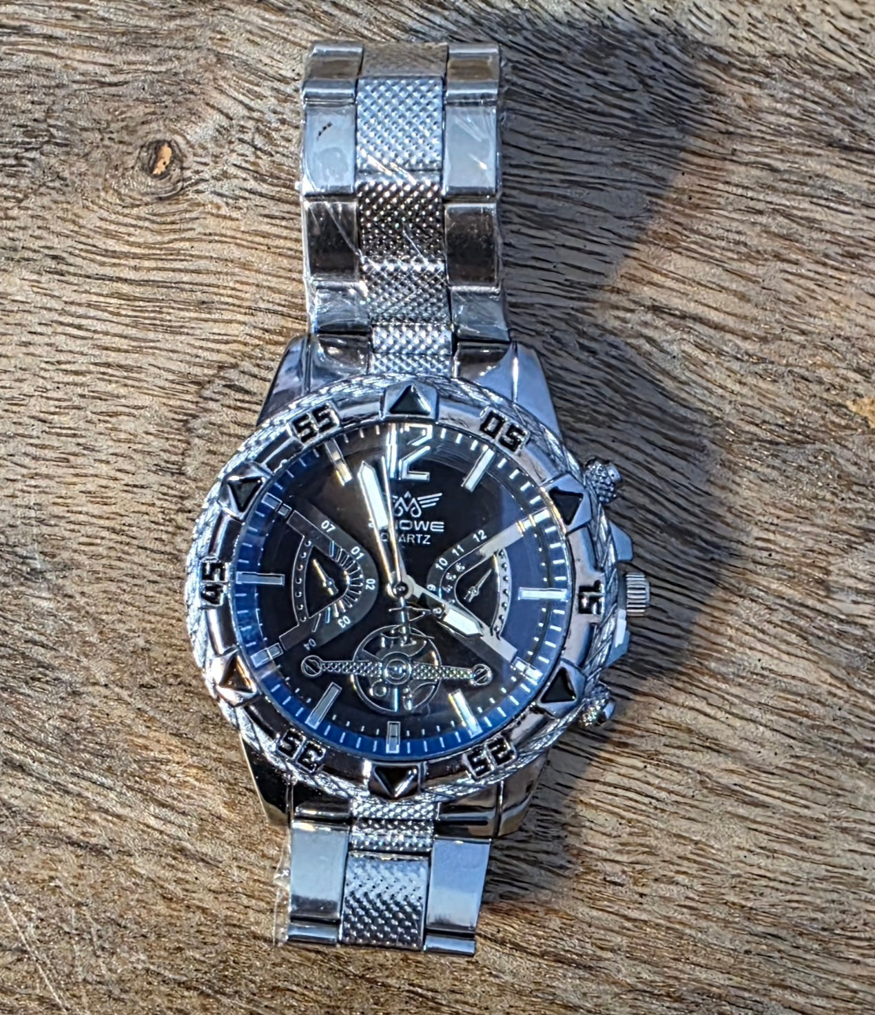 ZHOWE Mens watch in silver