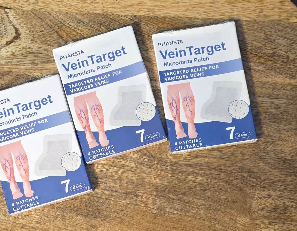 Vein target patches for varicose viens