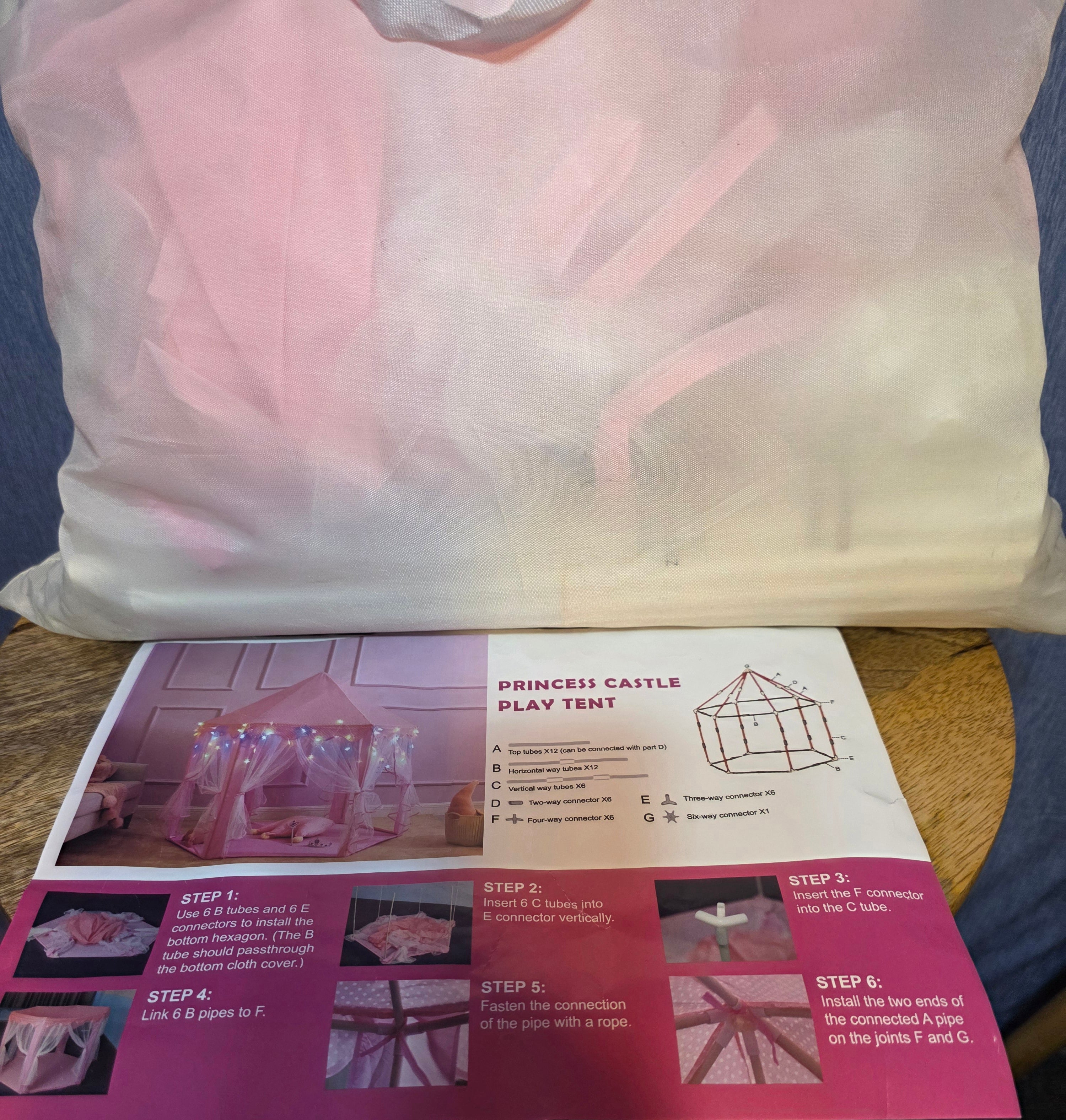 Princess castle play tent