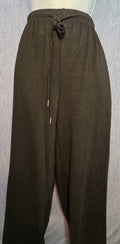Black sweat pants pockets on each side flare leg very soft