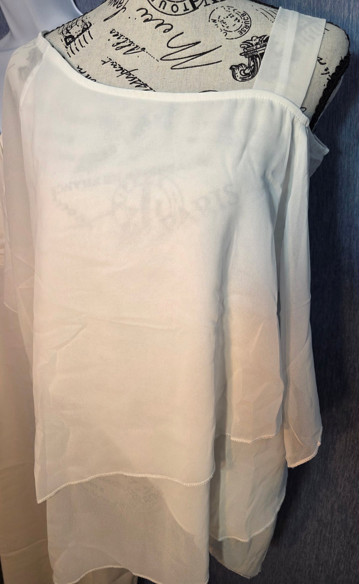 2 piece set jumper and cover up top with sheer back