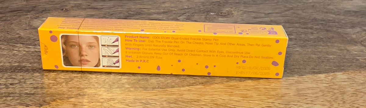 Dual ended freckle stamp pen