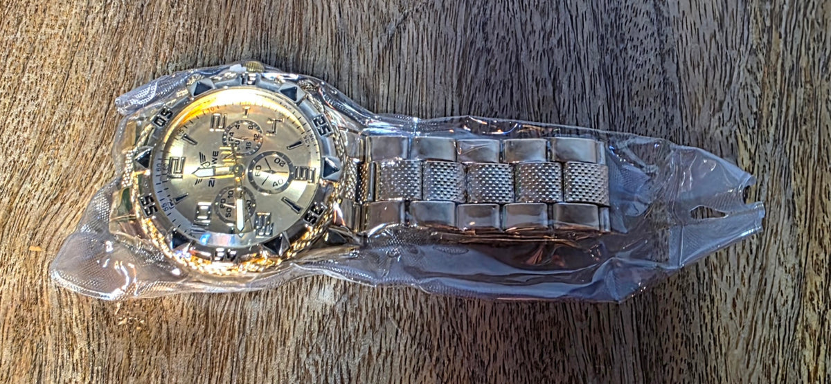 Mens watch gold tone Zhowe brand