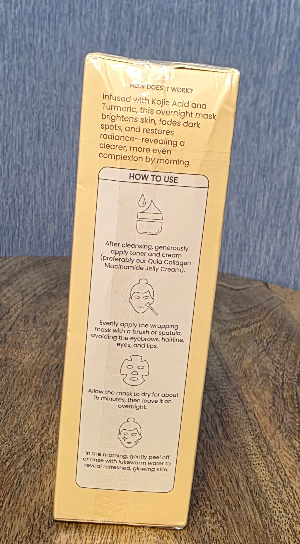 QUIA Kojic Acid Tumeric overnight wrapping mask