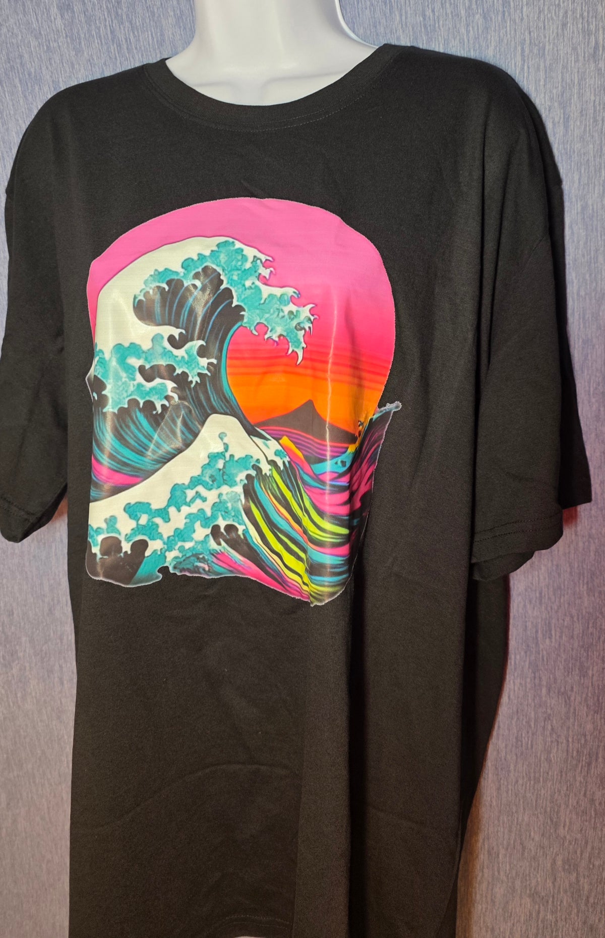Retro wave T-shirt 2XL