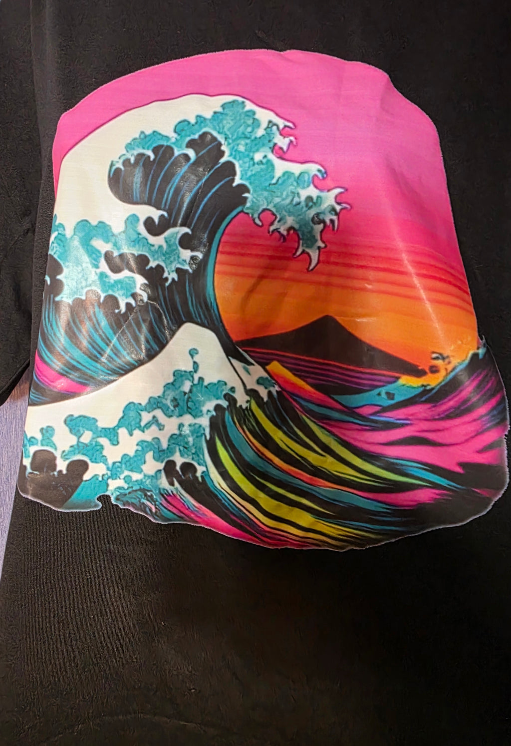 Retro wave T-shirt 2XL
