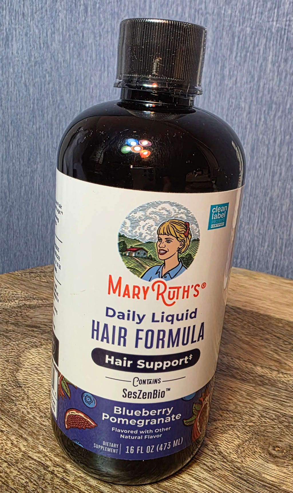 Mary Ruths Hair Support Daily Liquid Blueberry Pomegranate