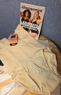 Shapermint High waisted shaper panty in cream color