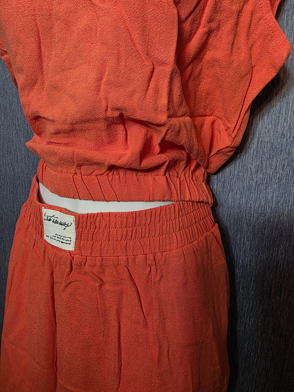 2 piece pants and crop top size XL