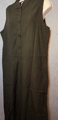 Black jumper button up front in size large