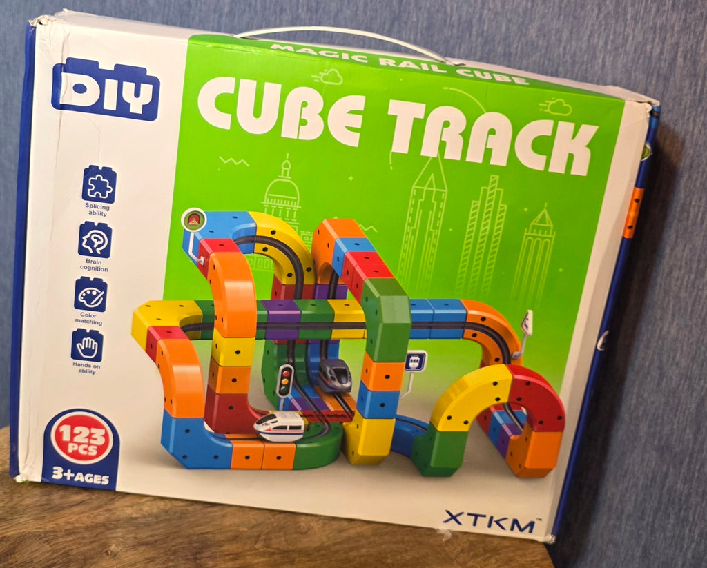 Cube track toy 123pcs
