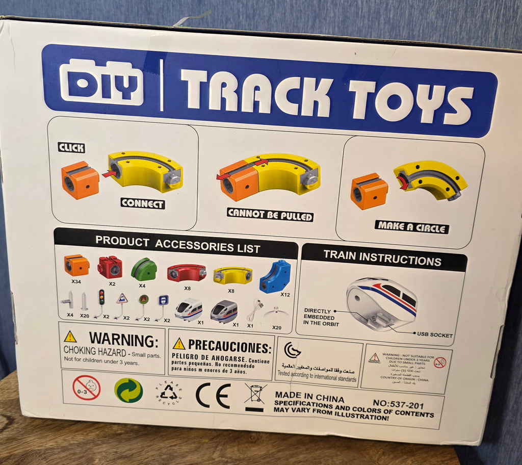 Cube track toy 123pcs