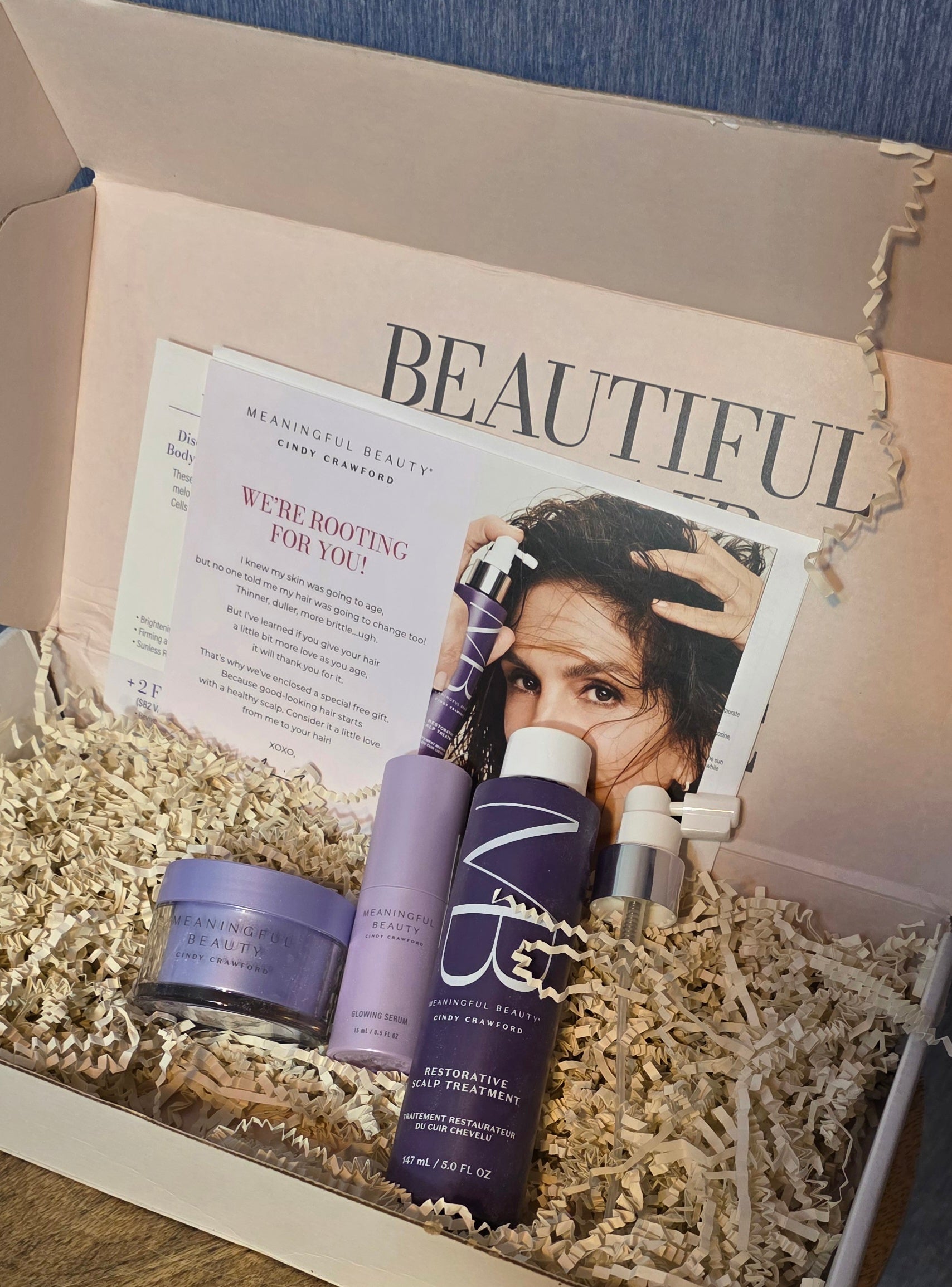 Meaningful Beauty scàlp treatment and glowing serum and Age recvery night cream bundle