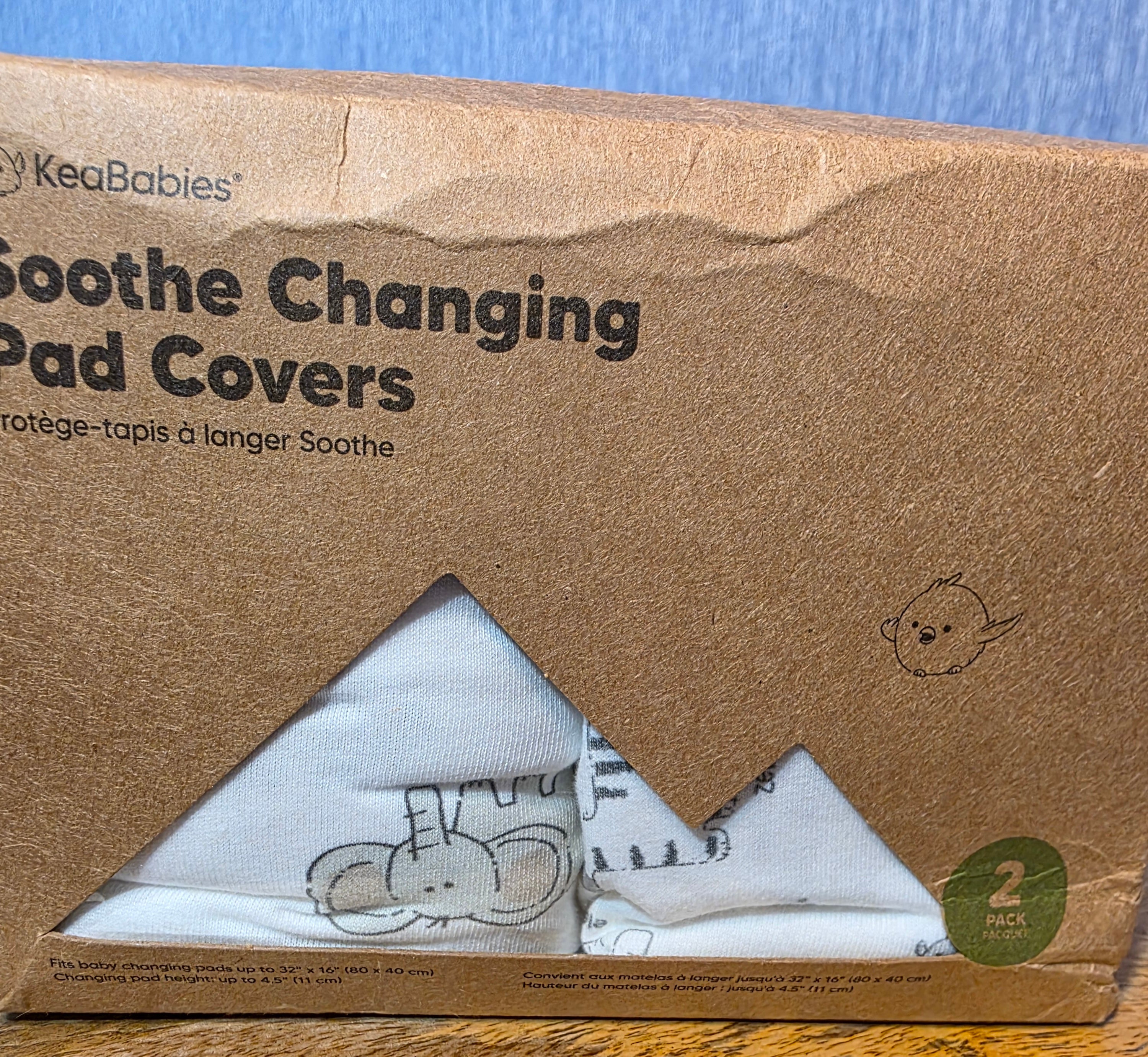Changing pad covers 2 pack