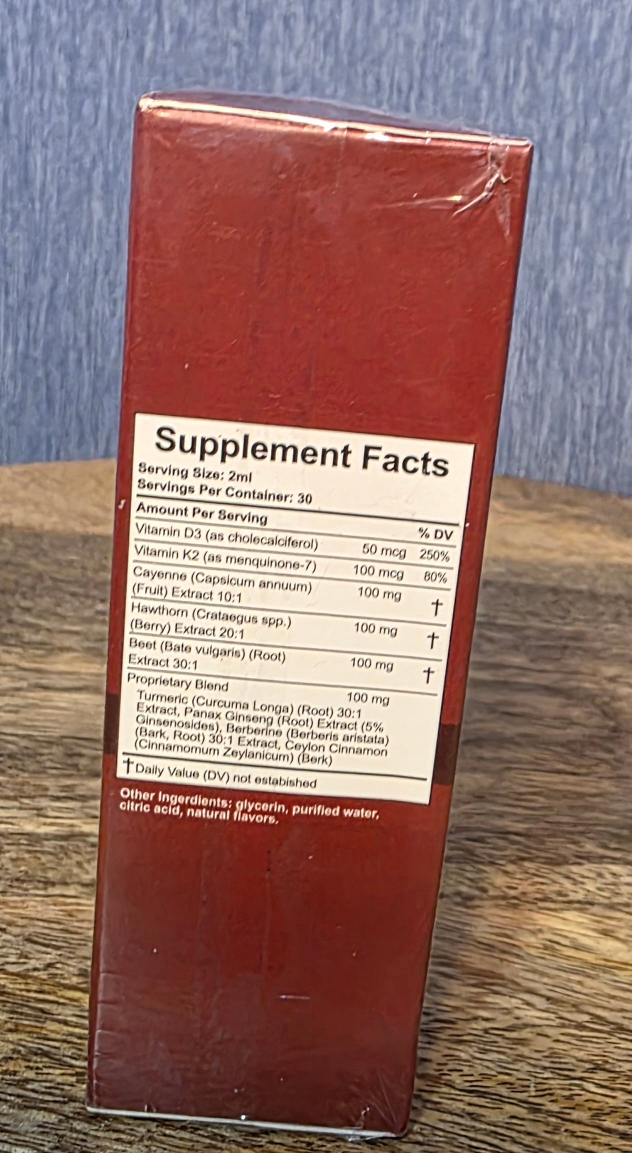Cayenne pepper liquid drops multi herbal supplément
