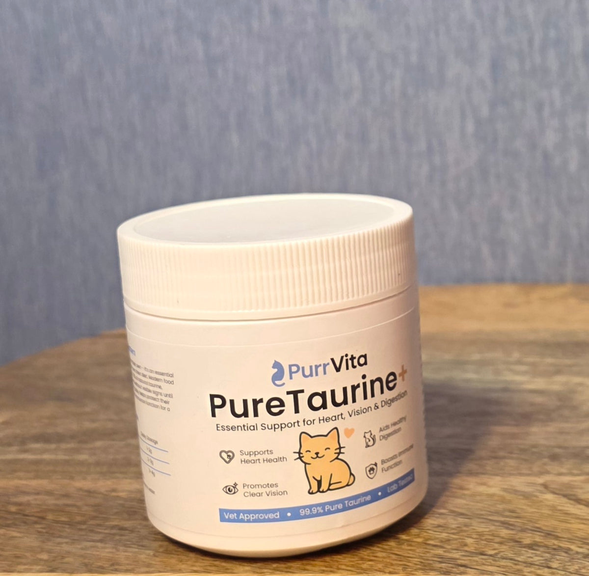 Purvita pure taurine supplément for cats