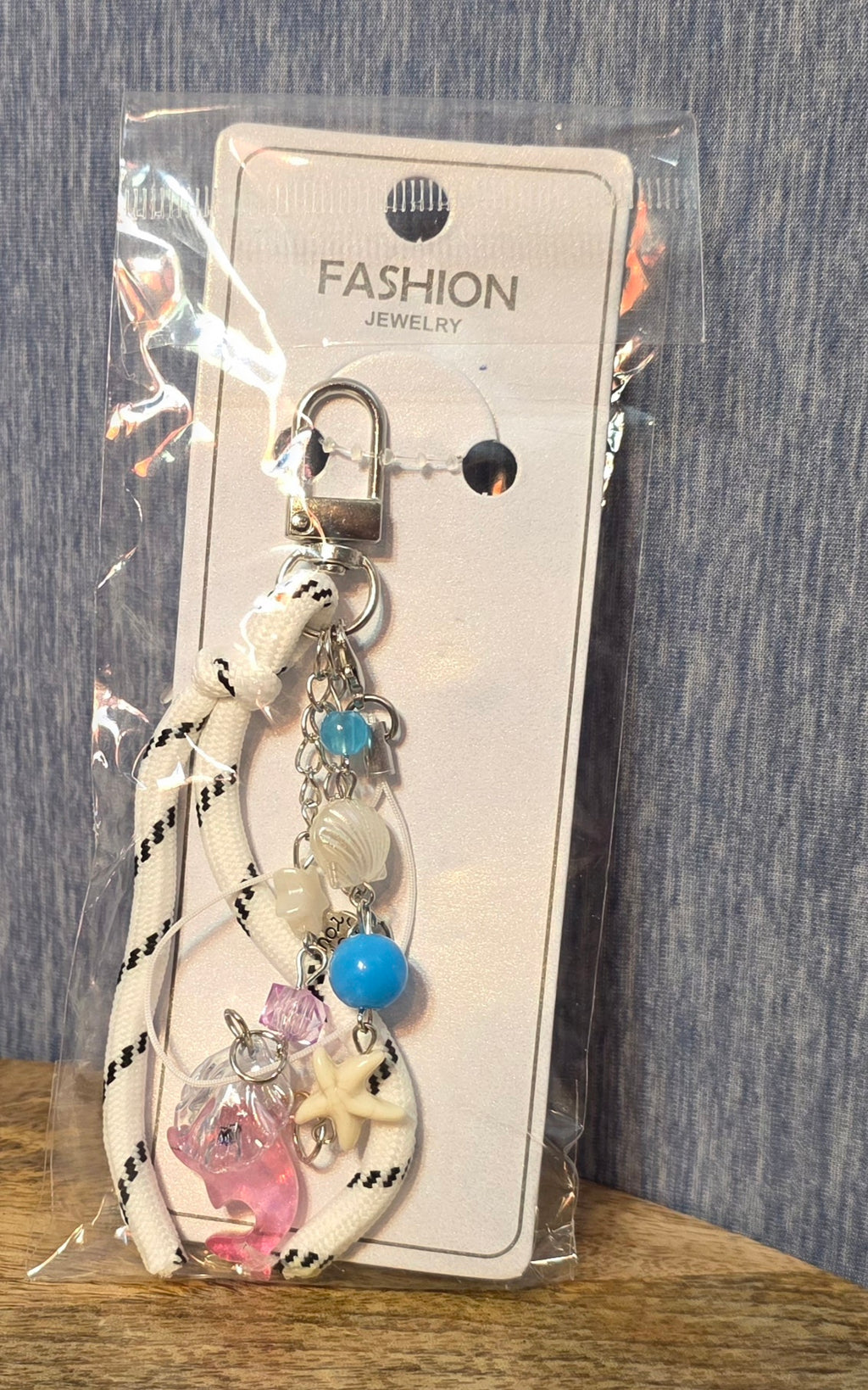 Purse/Bag charm in white
