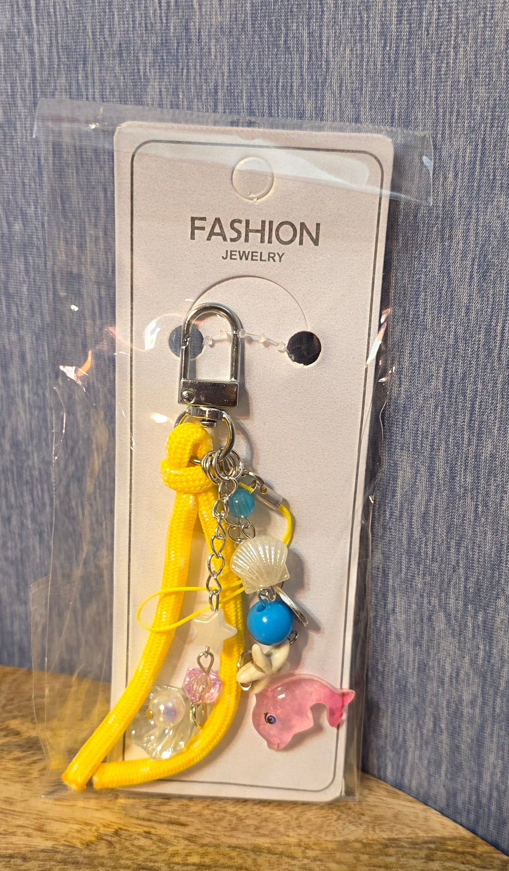 Purse/Bag charm in yellow