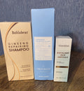 3 full size products bundle Ginseng shampoo, truffle clay mask, Exfoliant