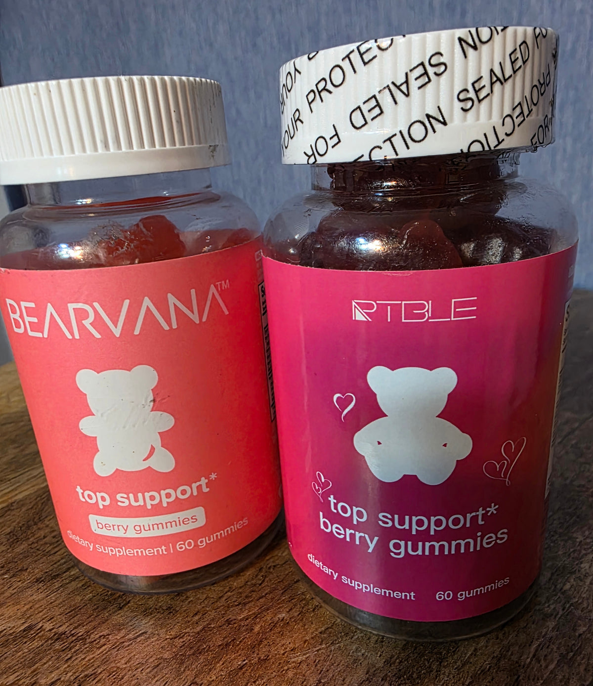 TOP SUPPORT womens health supplément Berry Flavor Gummies 2 bottles one price