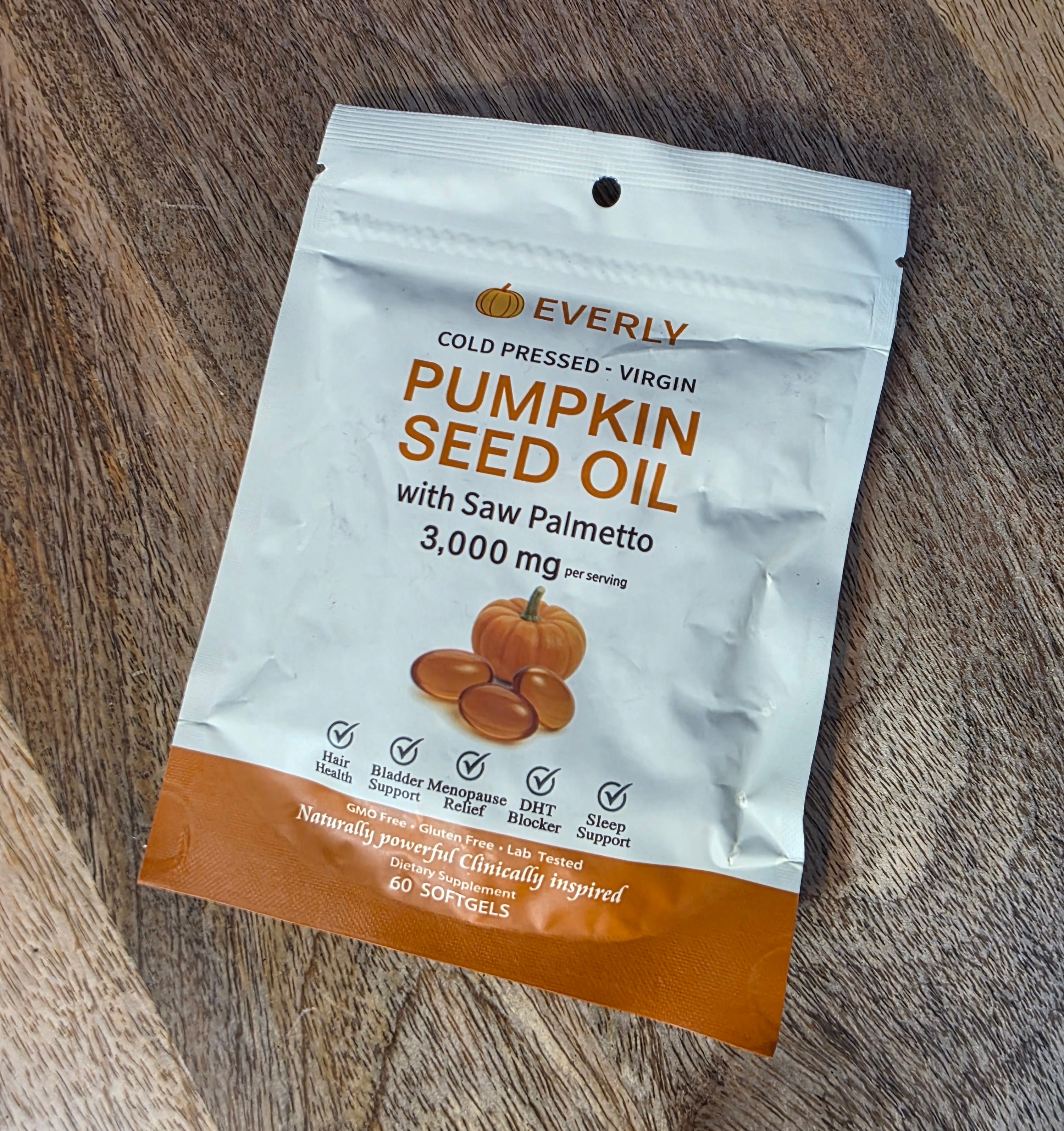 Pumkin seed with saw palmetto 60 softgels