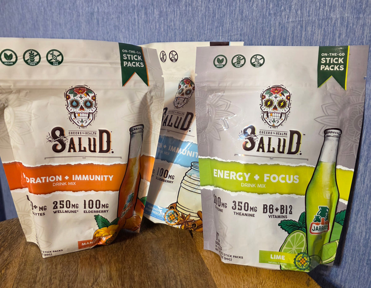 Salud hydrating and immune drink mix 3 bags 15 serv per bag