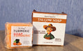 Tallow soap bar and turmeric soap bar bundle