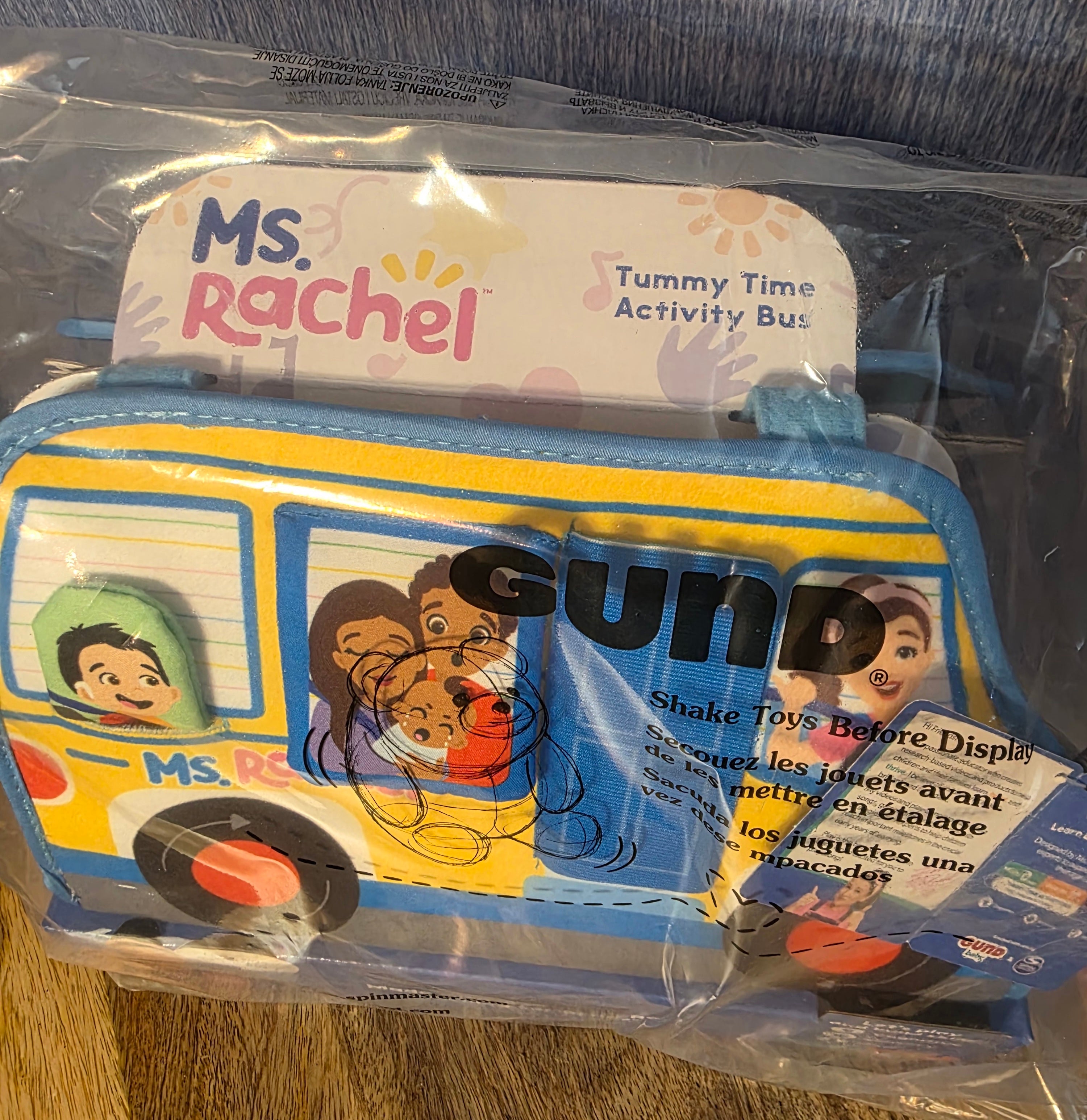 Ms.Rachel tommy time activity bus