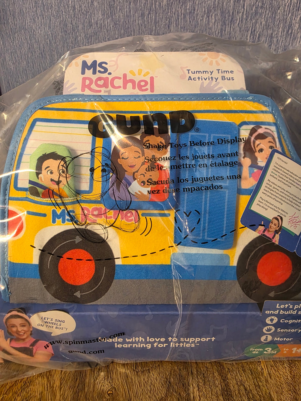 Ms.Rachel tommy time activity bus