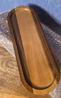 6 piece set wooden decor trays