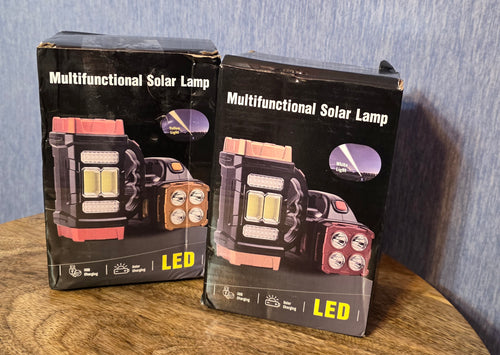 2 solar multifunctional lamps