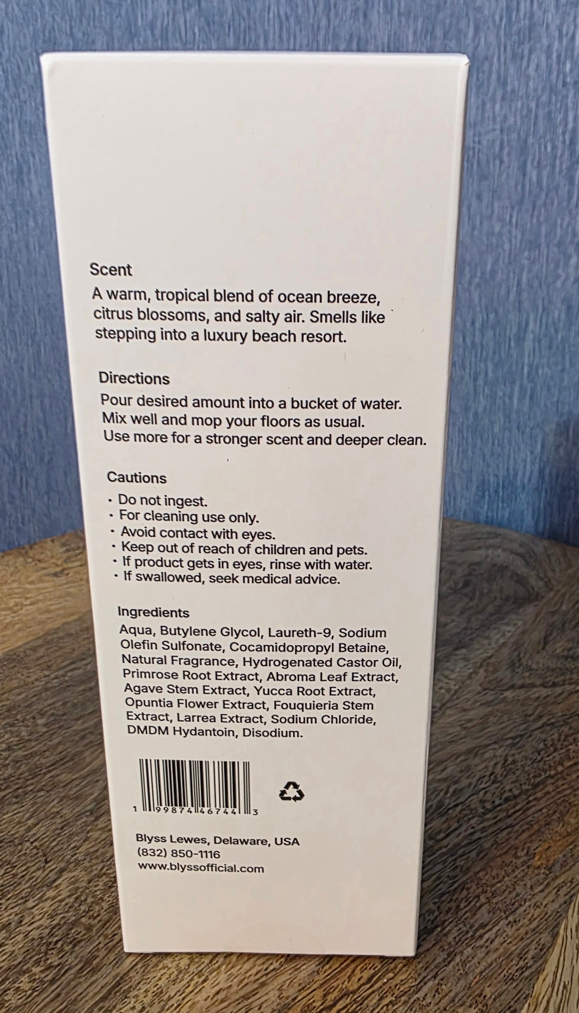 Blyss floor cleaner highly sented concentrate