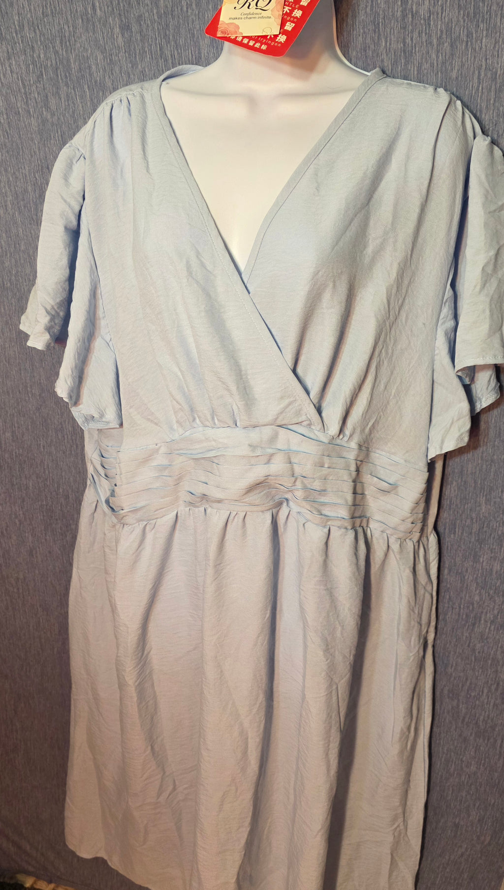Baby blue dress 3xl size by RQ