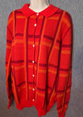 Light sweater buttons up front