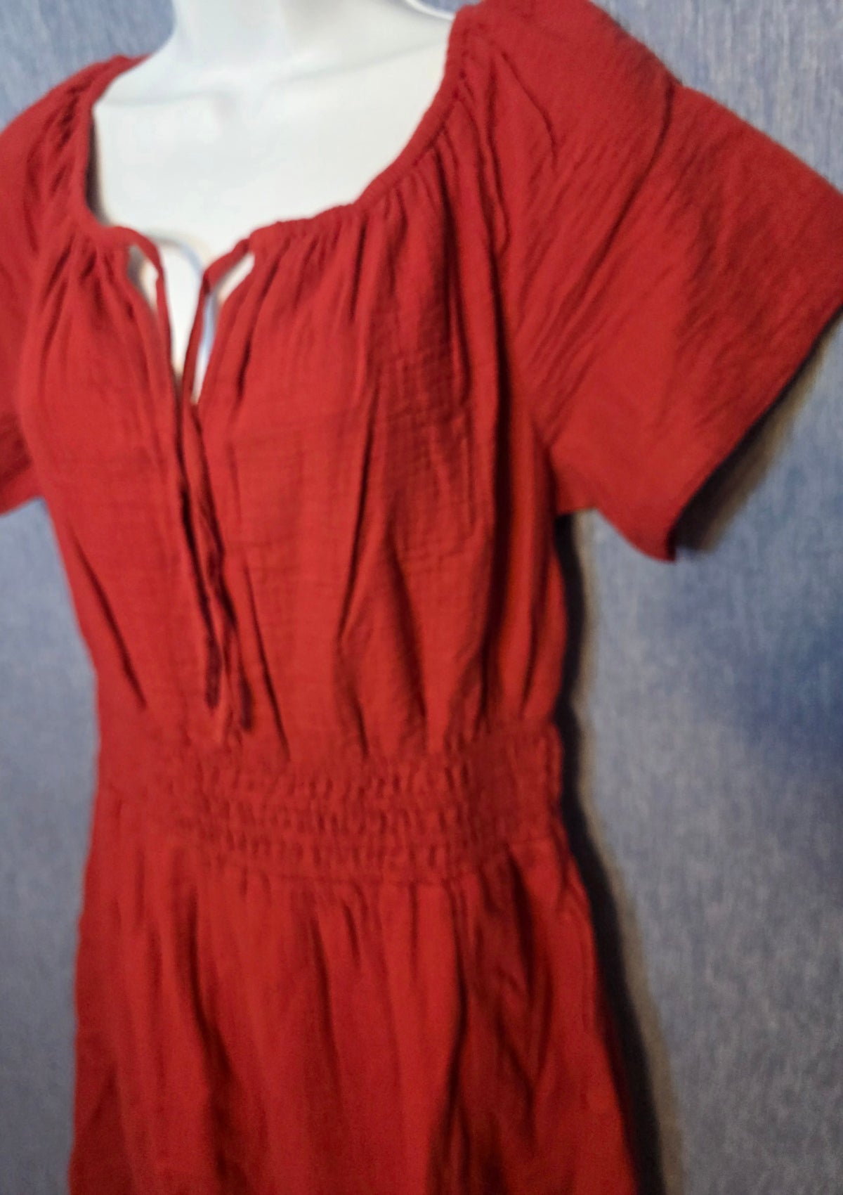 Pact clothing dress organic cotton double gauze fabric