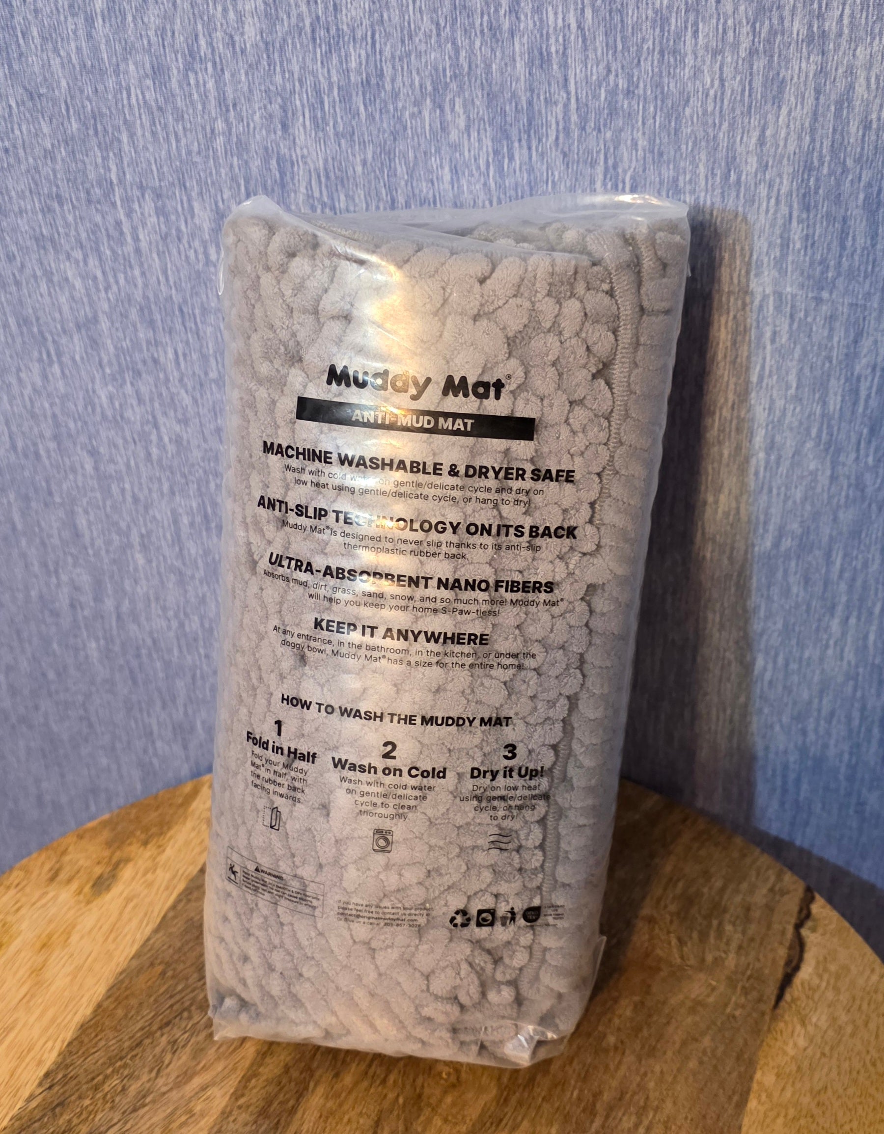 Grey 19×30 muddy mat